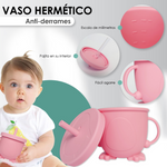 SET VAJILLA ROSA BEBÉ
