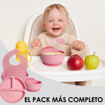 SET VAJILLA ROSA BEBÉ