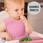 SET VAJILLA ROSA BEBÉ