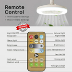 VENTILADOR DE TECHO LUZ LED - ÚLTIMAS UNIDADES