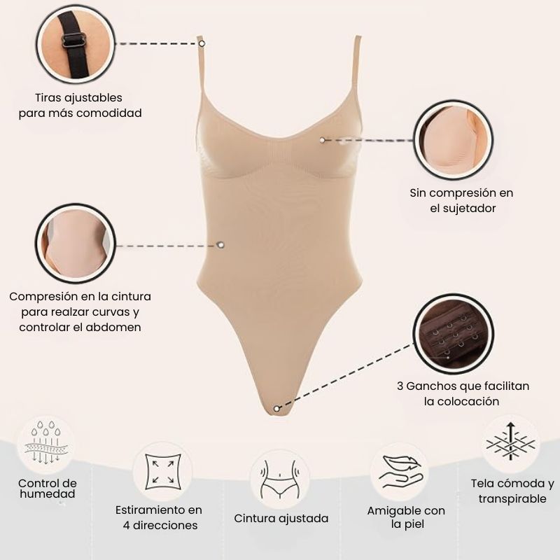 BODY MODELADOR REDUCTOR VIRAL 2X1