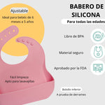 SET VAJILLA ROSA BEBÉ