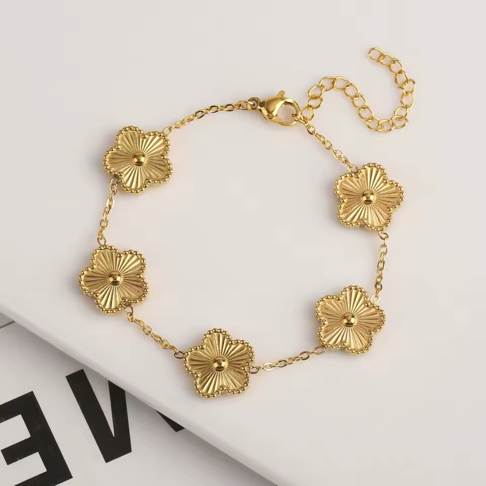 COLLAR + PULSERA TRÉBOL